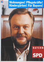 Bild 092: Karl-Heinz Hiersemann als Spitzenkandidat der bayerischen SPD 1990 [Archiv der Sozialen Demokratie]