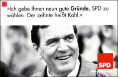 Bild 067: Wahlwerbung von Gerhard Schröder [Archiv der Sozialen Demokratie]