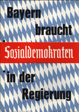 Dokumente Bild 139: Plakat der SPD 1958 [Archiv der Sozialen Demokratie]