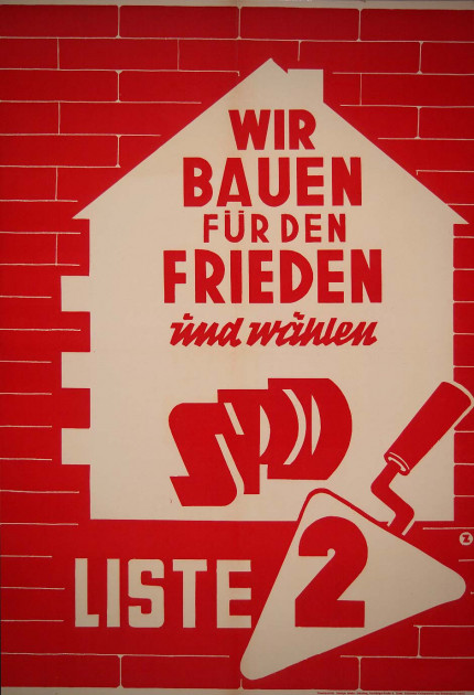 Dokumente Bild 138: Wahlplakat der SPD 1956 [Archiv der Sozialen Demokratie]