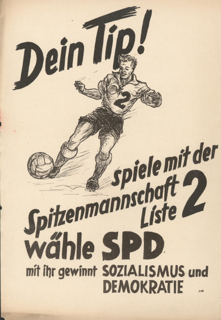 Bild 051: Flugblatt der SPD zur Landtagswahl 1950 [Archiv der Sozialen Demokratie]
