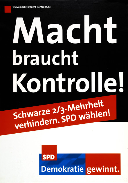 Dokumente Bild 164: Plakat der SPD 2003 [Archiv der Sozialen Demokratie]