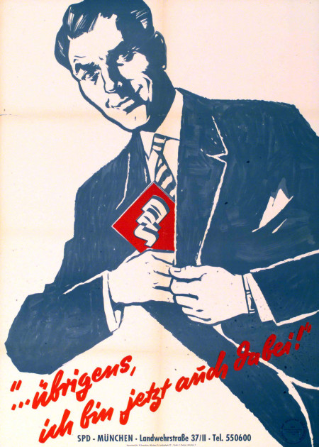 Dokumente Bild 141: Plakat der SPD 1958 [Archiv der Sozialen Demokratie]