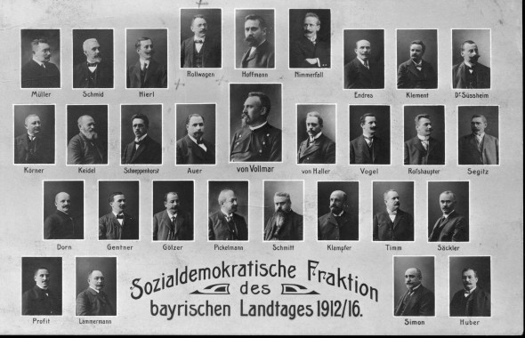 Bild 017: SPD-Landtagsfraktion 1912 [Bildarchiv Hofmann]