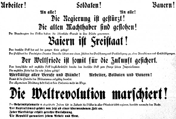 Bild 015: Demonstration am 7. November 1918 [Bildarchiv Hofmann]